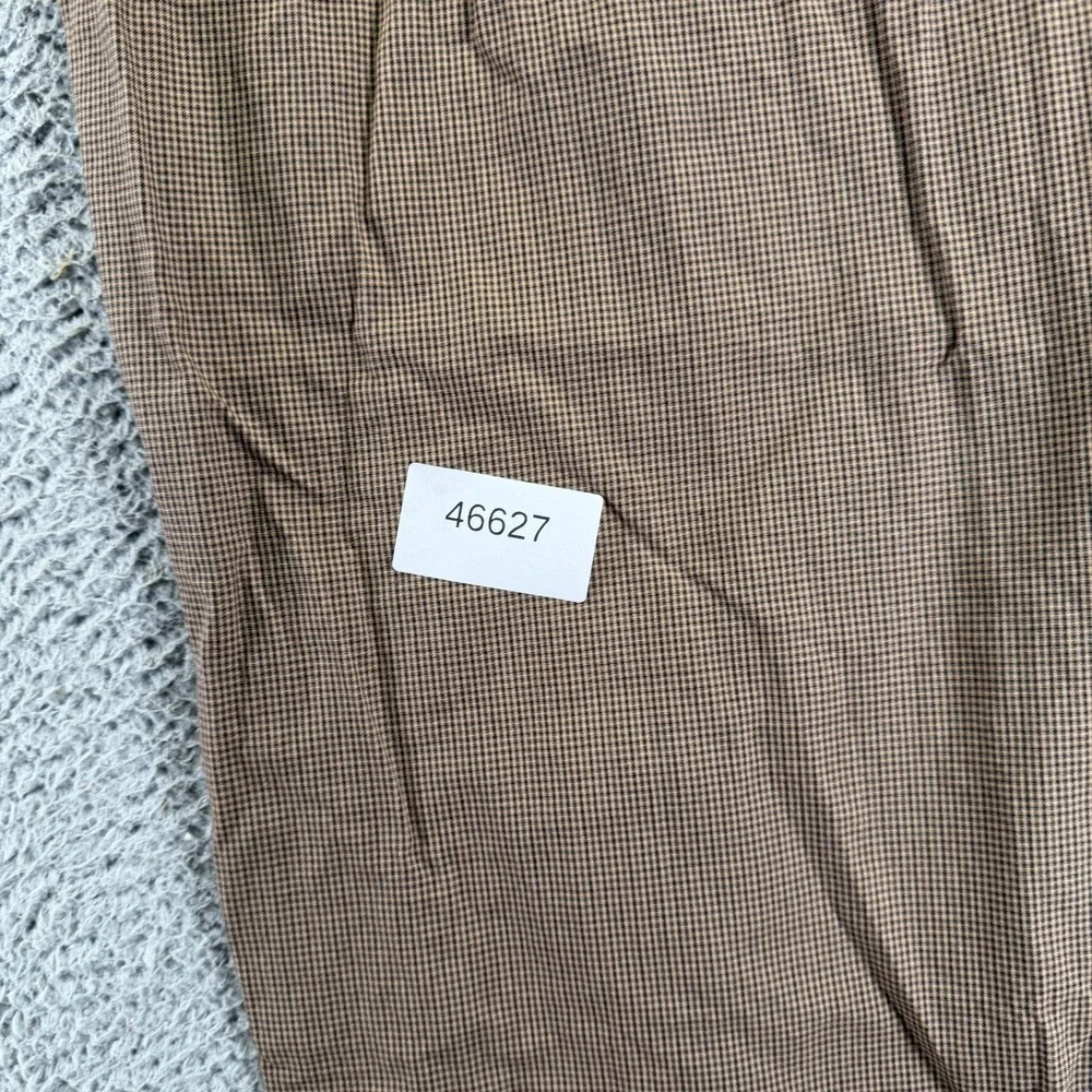 Vintage Tommy Hilfiger Pant Mens 38x31 Brown Cotton Dress Straight Formal Career
